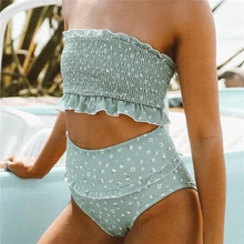 High Waist Swimsuit Ruffles Bikinis Women Bathing Suits Biquinis Set 2020 Sexy Bandeau Micro Bikini Female Swimming Suit Sexy High Waist Swimsuit Ruffles Bikinis Women Bathing Suits Biquinis Set 2020 Sexy Bandeau Micro Bikini Female Swimming Suit Sexy