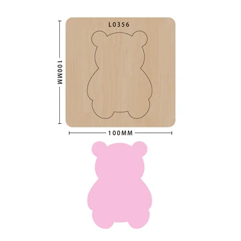 

Animal knife mold wood die cutting die decoration, model L0356, suitable for common die cutting machines on the market