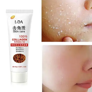 

1PC Bone Collagen Skin Gel Warm Clean Oil Balance Shrink Pores Care Products Exfoliating Skin M3Q4