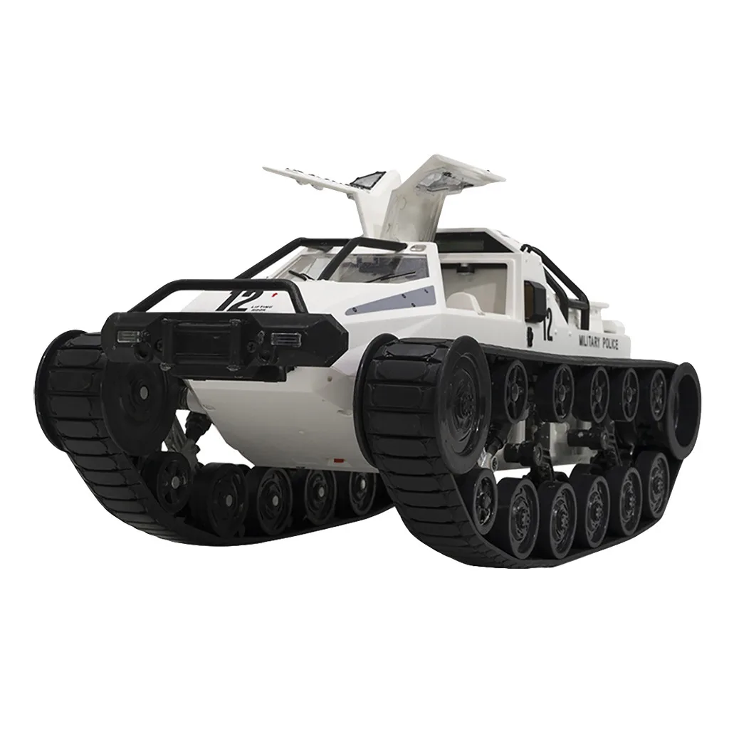 SG 1203 мир радиоуправляемой танковой машины 2,4G 1:12 высокоскоростная полноуправляемая модель автомобиля 5 м глубина болота дверь Чайка металлическая гусеничная цепь# Y3