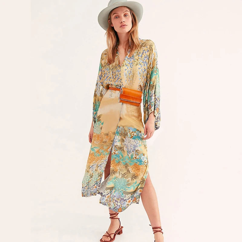 Long Beach Dress 02 Пляжная одежда, длинное пляжное платье, женское бикини, Пляжная накидка, купальник, кафтан, парео, летняя накидка, купальник, туника, купальный костюм - Цвет: Long Beach Dress 02