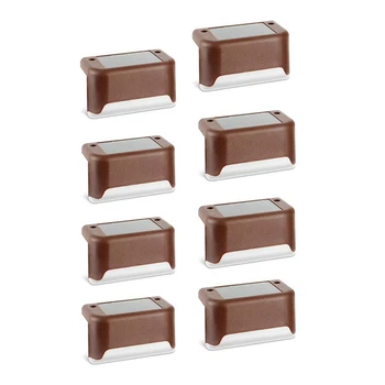 

Solar Deck Lights 8 Pcs, Solar Step Light Outdoor Motion Led Solar Powered Stair Lights Outdoor for Backyard, Stairs, Garden Pat