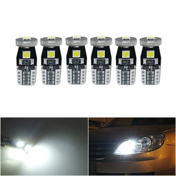 

6x W5W T10 LED Canbus Bulb 194 Led For Hyundai I30 Tucson Solaris Elantra Santa Fe Ix35 I20 I10 Accent Sonata