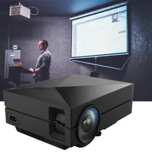 US Plus портативный проектор для дома Gm60 мини поддержка Hd 1080P маленький проектор светодиодный проектор 30-130 дюймов Размер проекции
