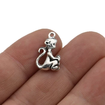 

JAKONGO Monkey Charms Pendants for Jewelry Making Bracelet DIY Accessories 18x11mm 20pcs