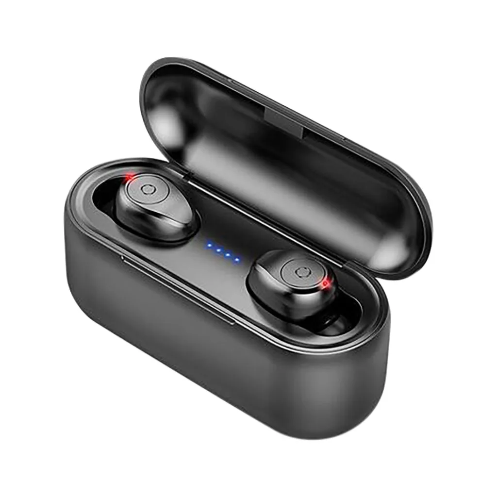 50# F9, беспроводные наушники, Bluetooth 5,0, TWS, гарнитура, HIFI, мини, в уши, для спорта, бега, наушники, Поддержка iOS/Android телефонов, HD вызов - Цвет: no power display A