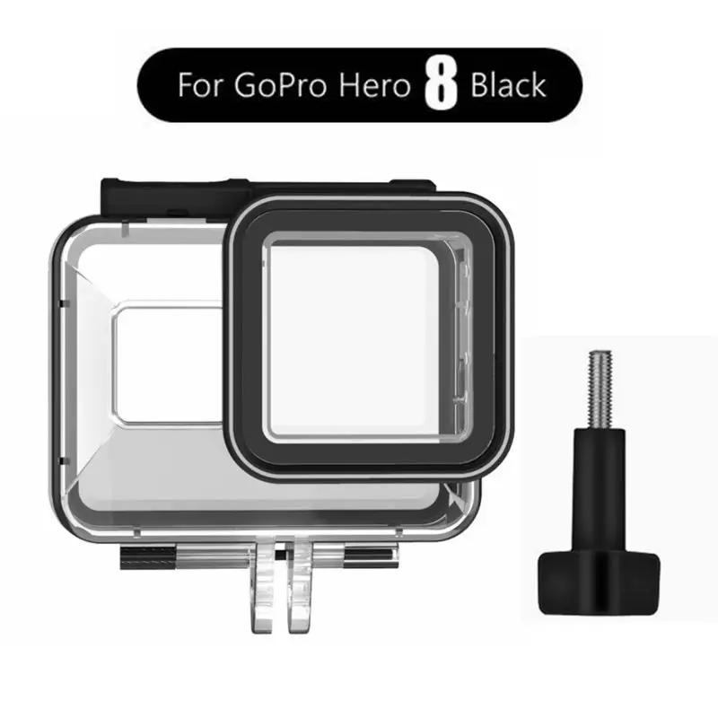 Hero 8 спортивный чехол для дайвинга водонепроницаемый корпус для GoPro Hero 8 черный подводный защитный корпус коробка для Go Pro Аксессуары