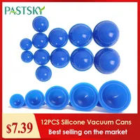 12PCS Silicone Vacuum Cans Massage Suction Cup Full Body Vacuum Massager Suction Cup Set Chinese Cupping 1