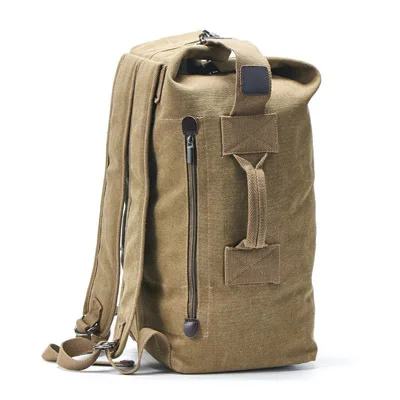 Большой Вместительный рюкзак, мужской рюкзак для путешествий, рюкзак для альпинизма на открытом воздухе, походный багаж, Брезентовая сумка на плечо, спортивная сумка для мужчин - Цвет: new style khaki