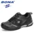 BONA 2020 New Arrival Action Leather Высококачественные мужские теннисные туфли Нескользящие кроссовки Man Tennis Wear-Resistant Sports Masculino