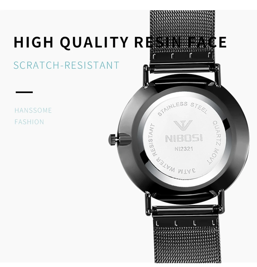 NIBOSI модные часы мужские Роскошные Лучшие брендовые стальные мужские водонепроницаемые наручные часы мужские часы кварцевые часы золотые Спортивные Повседневные