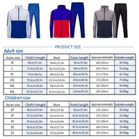 Survêtement Personnalisé pour Adulte et Enfant, Ensemble de dehors, Course à Pied, Entraînement Sportif, Veste et Pantalon à Fermeture Éclair Complète, Nouvelle Collection 6808 6