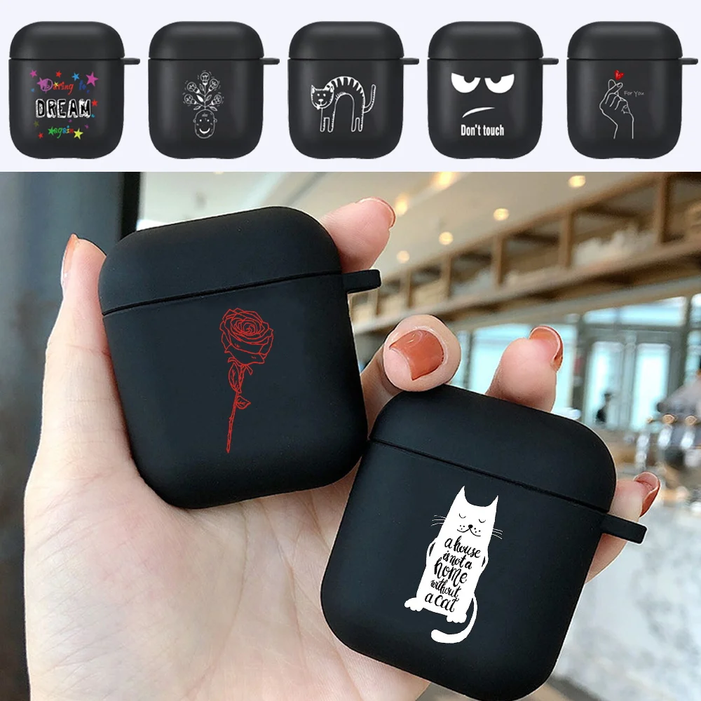 

Airpods Cases for Apple Airpods 2/1 Gen Protective Earphone Wireless Bluetooth Charging Box Cover Case