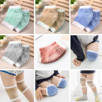 

Baby Breathable Infants Solid Mesh Sponge Kneepads Elbow Pads Protector Warmers Protect Knees while Crawling Scratch Free