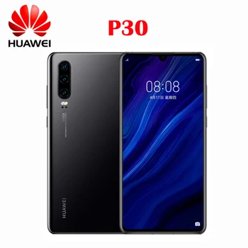 

Original Official Huawei P30 Cell phone Octa Core Kirin 980 Android 9.1OS 4 Cameras 40.0MP IP53 NFC 6.1inch OLED 2340X1080P