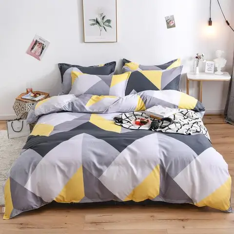 2020 New Product 1pc 100%Polyester Pastoral Style Flowers Colorful Printed Duvet Cover (pillowcases need order)