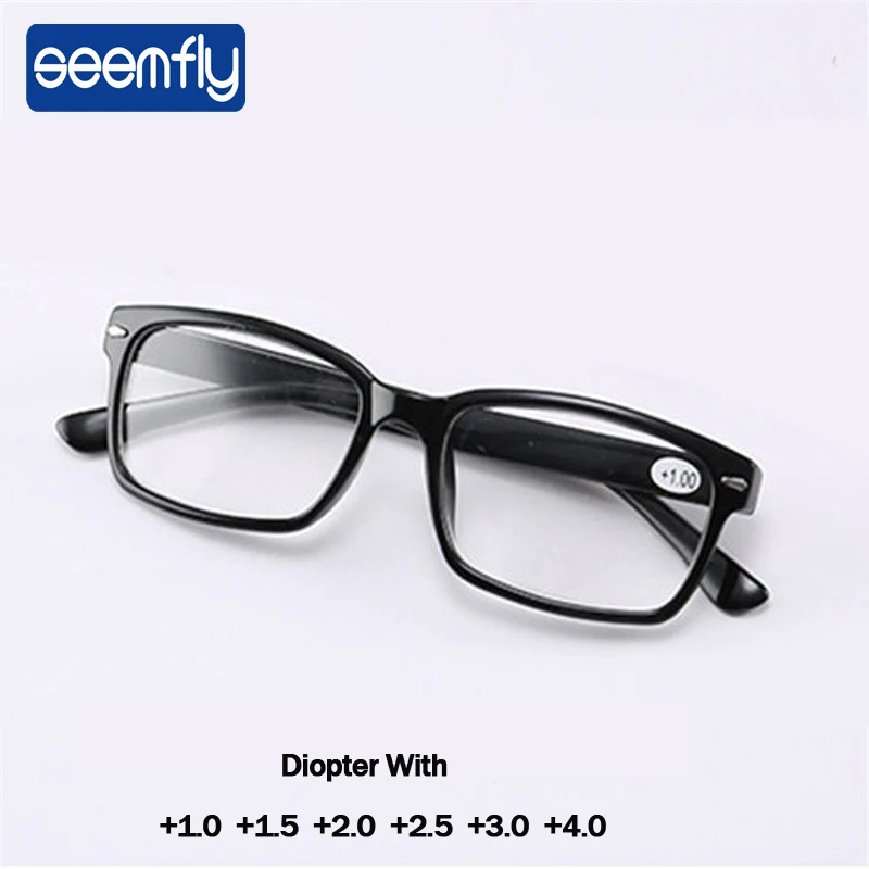 seemfly Ultra Light Reading Glasses Men Women Eyeglasses Unisex Presbyopia Eyewear With 1.0 1.5 2.0 2.5 3.0 3.5 4.0 Diopter