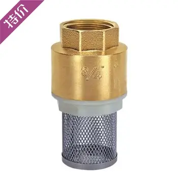 

Brass 304 Stainless Steel Mesh Bottom Valve Suction Valve Pump Vertical Type with Net Check Valve DN15 DN25 DN50 DN65