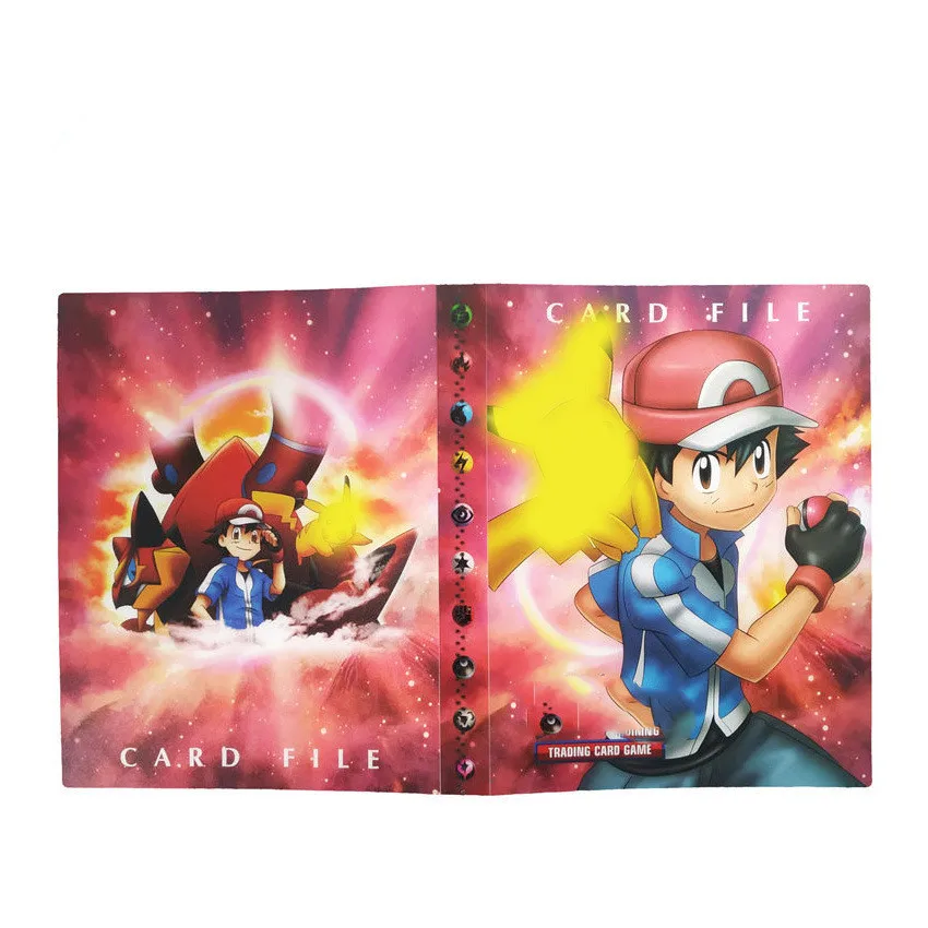 Коллекция Пикачу Pokemon cards альбом книга Топ загруженный список игральных карт pokemon держатель Альбом игрушки для нового подарка