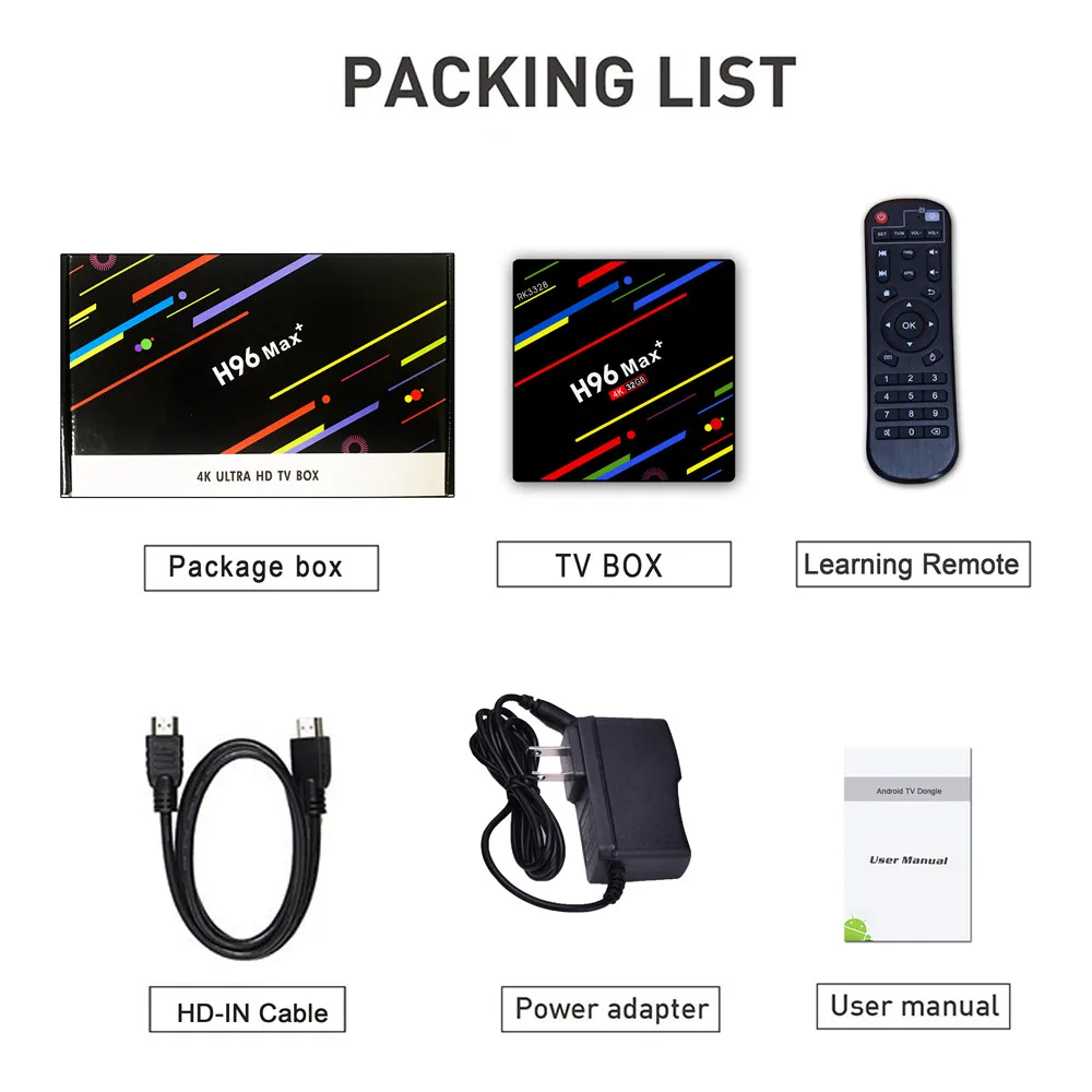 H96 MAX TV Box Android 9.0 Smart Set Top Box RK3328 4GB 32GB 64GB 5G Wifi 4K H.265 Media player H96 Pro H2 PK X96 MAX