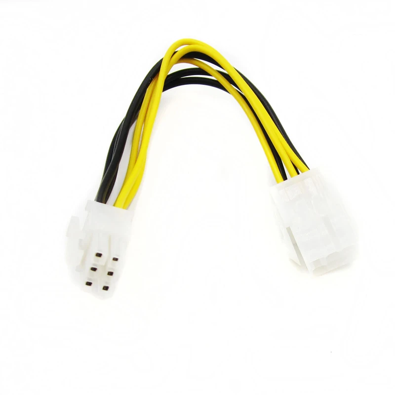 6-контактный Mini PCI-E Male к Express Female удлинитель питания aux кабель | Электроника