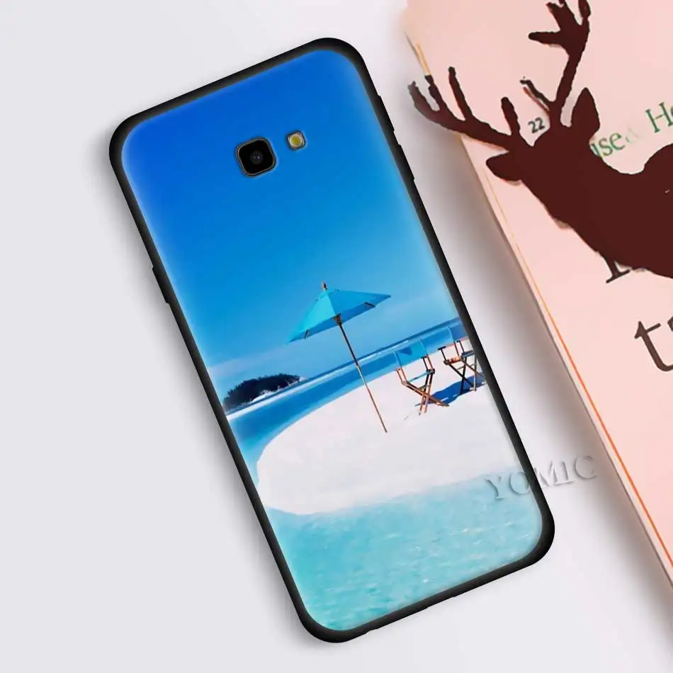 Прозрачный чехол для samsung Galaxy J8 J6 J4 A6 A7 A8 A9 Plus M10 M20 M30 S M40 силиконовый черный чехол для телефона