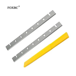 FOXBC lames de remplacement de 12.5 pouces, pour couteau de raboteuse à bois DeWalt DW733, pour le travail du bois, lot de 2 