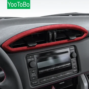 

Alcantara Wrap Car Central Control Air Outlet Panel Frame ABS Cover Auto Sticker For Subaru BRZ Toyota 86 2013-2020 Accessories