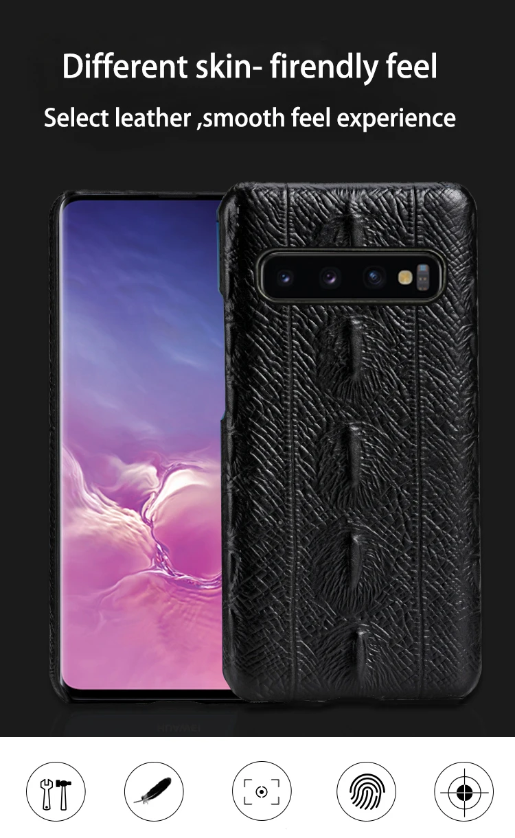 Чехол для телефона для Samsung Galaxy S6 S7 S8 S9 S10 Plus, Note 8, 9, 10, плюс осетр текстура для A20 A30 A50 A70 A5 A7 A8 чехол
