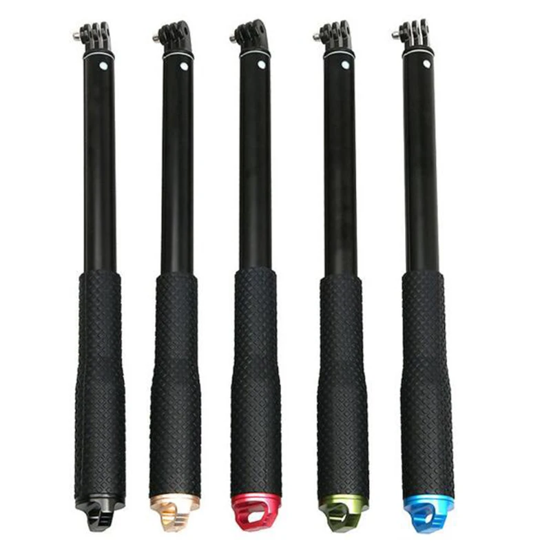 Foleto 19 "36" Portatile Allungabile Selfie Stick Monopiede Action Palmare Treppiede Grip Per Gopro7 6 5 4 Sjcam Sj5000 Macchina Fotografica Di Sport