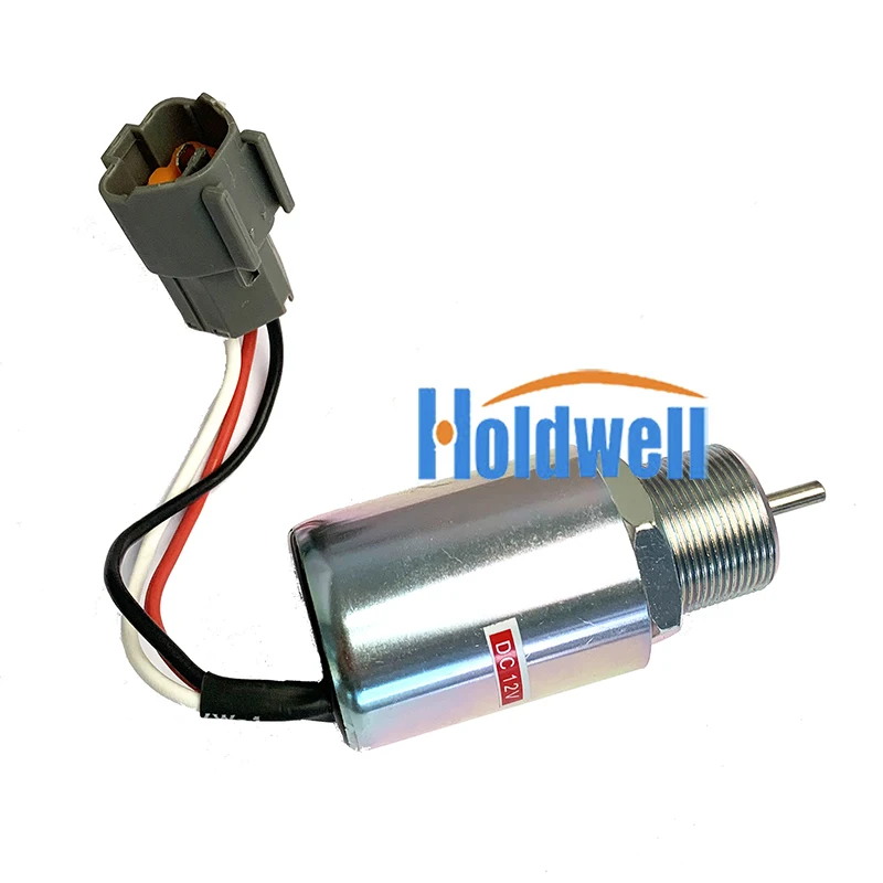 Stop Solenoid Holdwell Solenoid Valve PJ7415748 Excavator EC13 EC15 EC15B EC20 EC20B EC25
