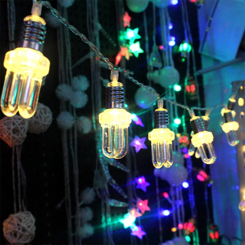 

New battery box led string lights garden hotel courtyard facade decorative lights energy-saving modeling lights