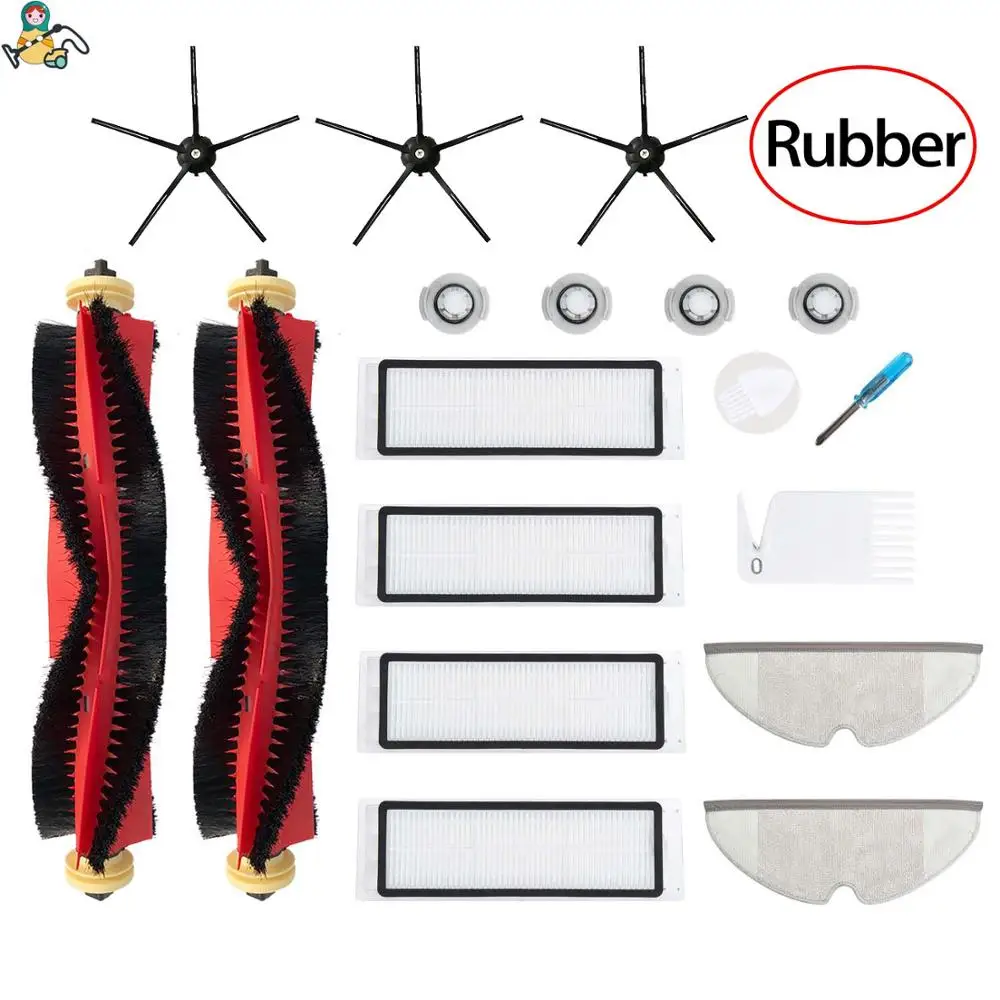 

HEPA filter mop cloths rags brush for Xiaomi Roborock S5 MAX S6 S60 S65 S5 S50 E35 Xiaomi Vacuum cleaner accessories spare parts