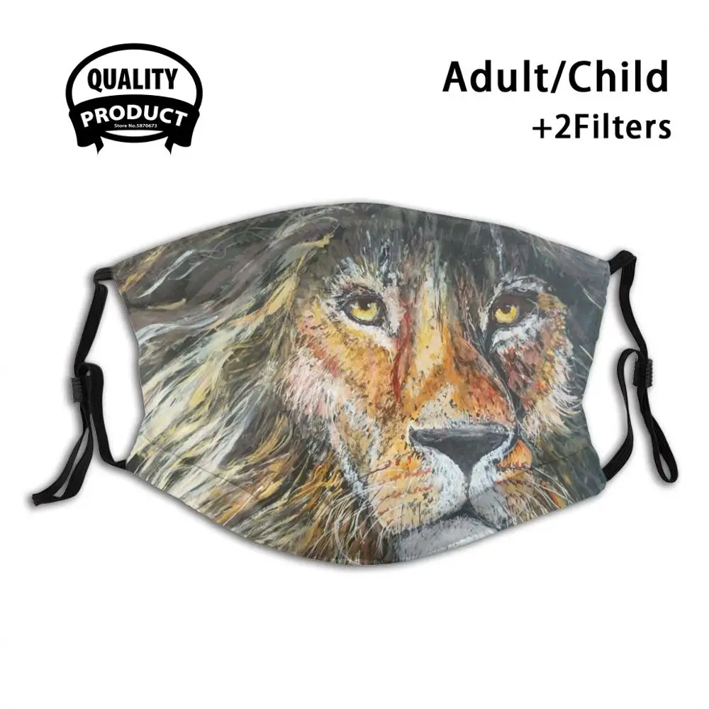 

Watch From The Shadows Fashion Mouth Masks Filter Adult Kids Face Mask Lion African Art Scripture Big Cats Majestic Cats Lion