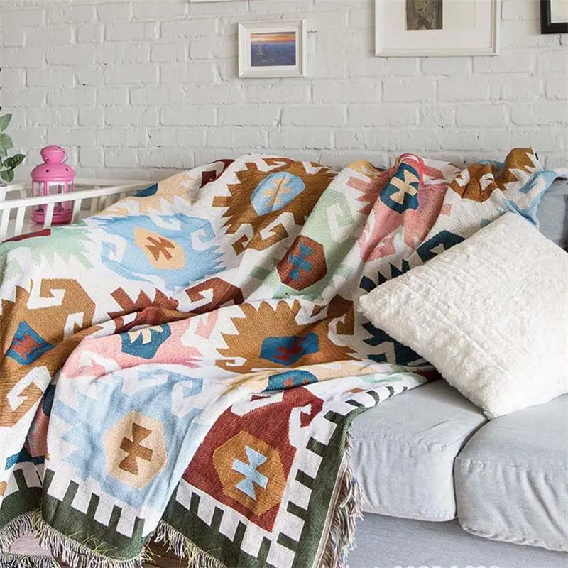 European-Geometry-Throw-Blanket-Sofa-Decorative-Slipcover-Cobertor-on-Sofa-Beds-Plane-Travel-Plaid-Non-slip (3)