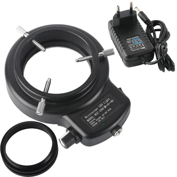 

GTBL 144 Light Beads Stereo Microscope LED Adjustable Light Source Internal Diameter 64mm Microscope Light Source, EU Plug