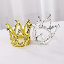 Стиль знаменитостей, королевское украшение, кружево, пекарня, торт на день рождения, Декоративная Корона невесты, головной убор, детская принцесса, Корона из сплава