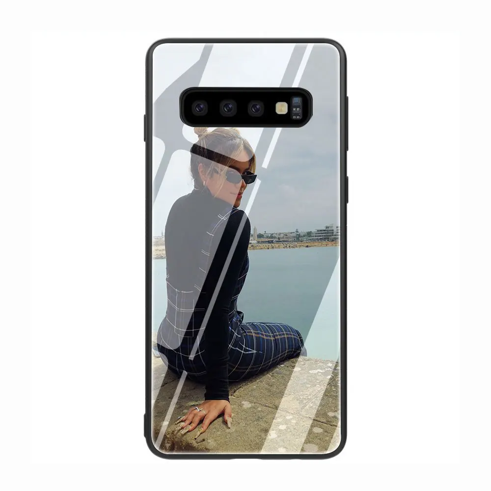 Karol G закаленное Стекло TPU черный чехол для Galaxy S7 край S8 S9 S10 Plus Note 8 9 A10 20 30 40 50 60 70