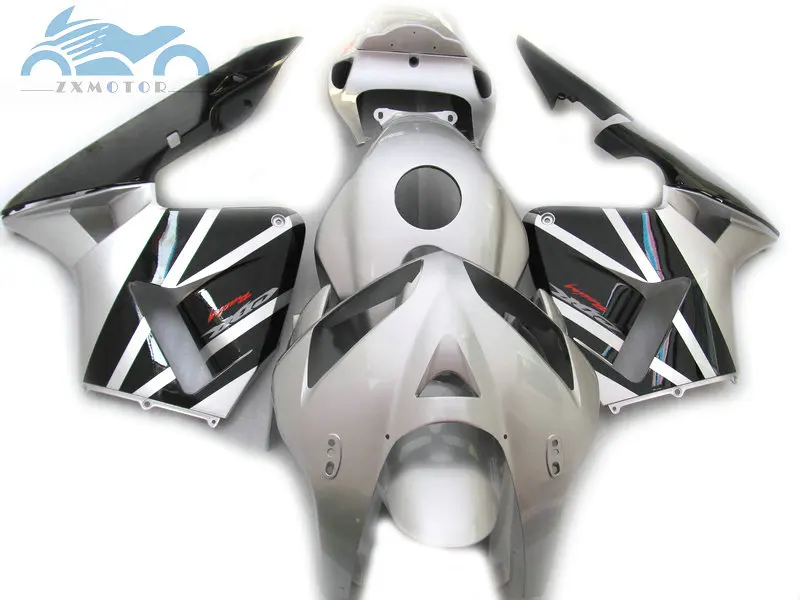 100% fit Injection fairing kit for Honda CBR600RR 2005 2006 CBR 600 RR 05 06 ABS kits silver black bodywork JK14 | Автомобили и
