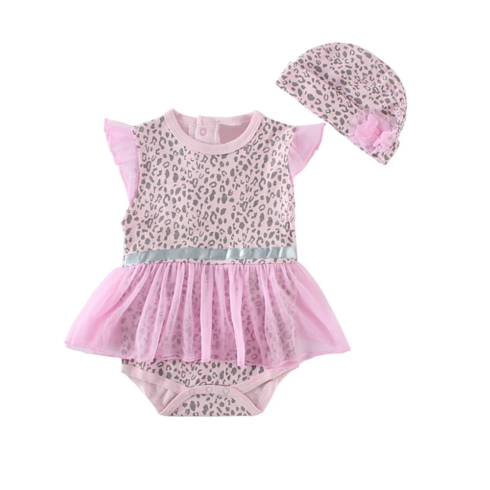 Комбинезоны для маленьких девочек LittleSpring летняя одежда новорожденных детский
