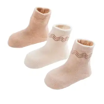 

Hot 3Pair Baby Boy Girl Cute Socks Cotton High Quality Socks Princess Party Infant Children Soft Crib Leg Warmer