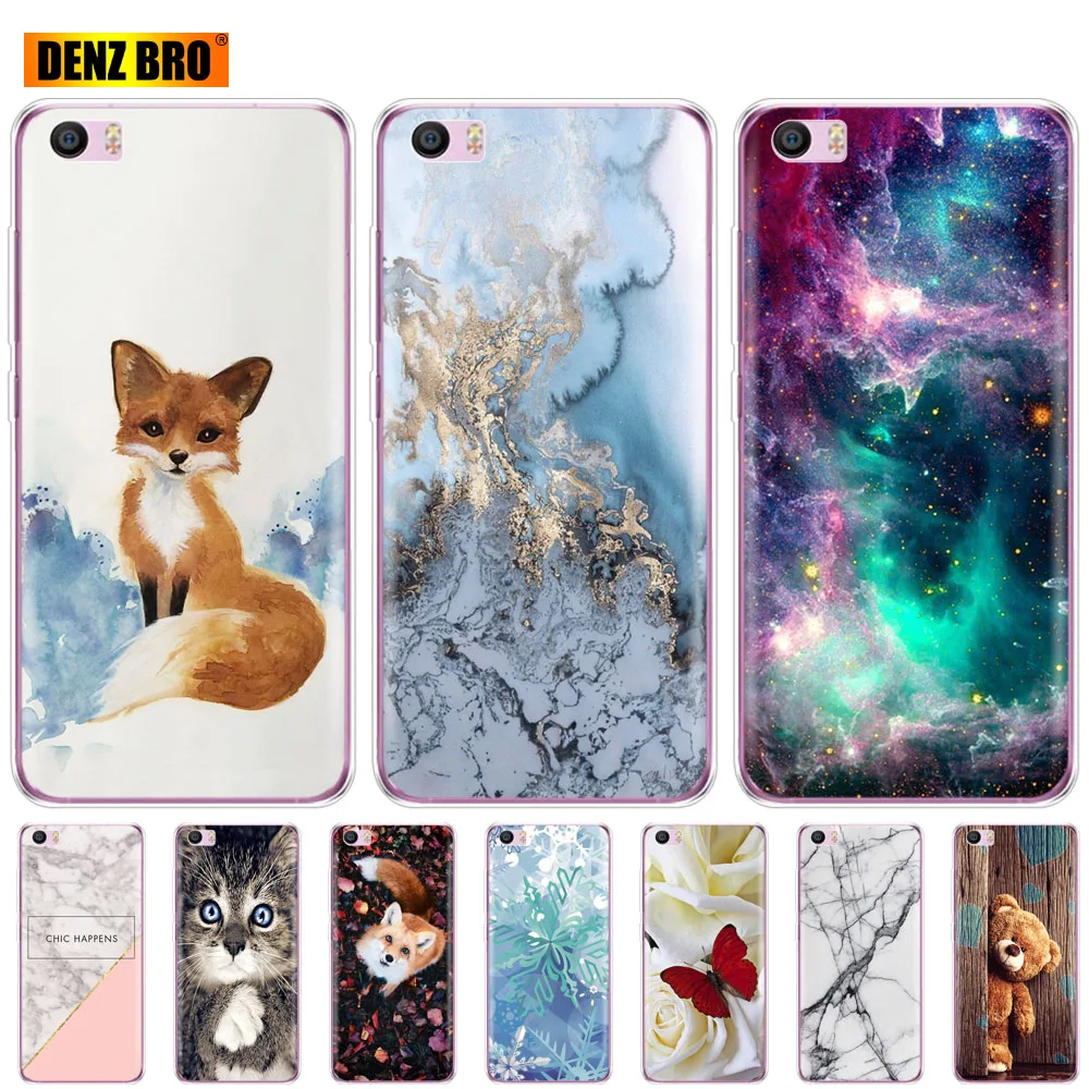 Soft silicone case For Xiaomi Mi5s Mi 5s M5s Transparent Phone Cases Cover mi5s mi m5 s Silicon cartoon | Мобильные телефоны и