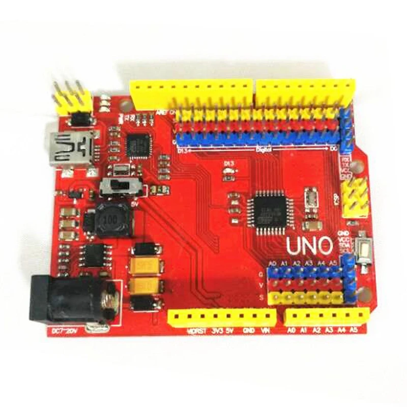 1 шт. Uno R3 Uno R3 Atmega 16U2+ Mega328P Чип 16 МГц для Arduino Uno R3 макетная плата+ Usb кабель