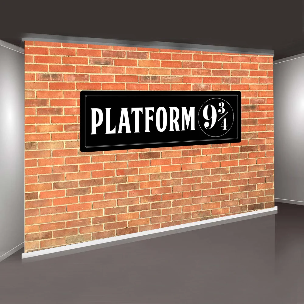 MTMETY платформа три четверти кирпичная стена Фон Фото фон фотографии фоны для фотостудии