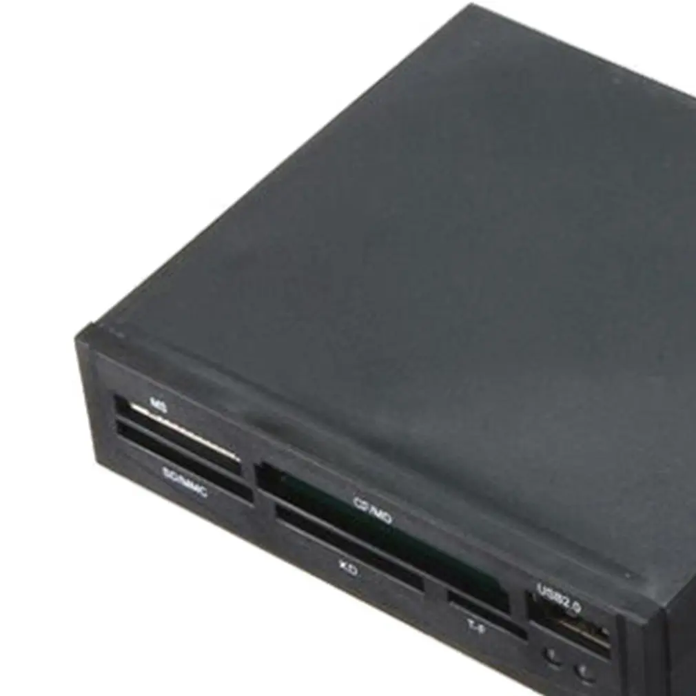 3,5 дюймов Все-в-одном кард-ридер встроенный внутренний флэш-карт памяти ридер+ USB 2,0 концентратор для флоппи лоток для дисков