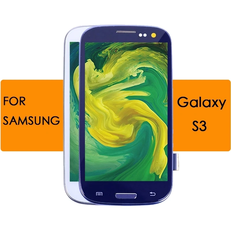 Оригинальный ЖК дисплей для Samsung Galaxy S3 сенсорный экран дигитайзер в сборе с