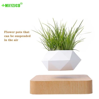 

Magnetic Suspension Potted Home Desktop Ornaments Aerial Suspension Flower Pot Indoor Purification Air Graduation Gift