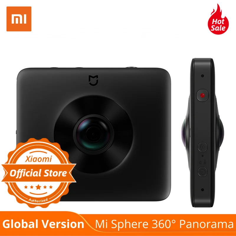 Глобальная версия xiaomi mi Sphere 360 Panora c Спортивная камера jia Ambarella A12 23.88MP 3 5 K запись