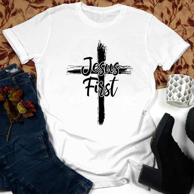 T-SHIRT JESUS COM PEROLA - PRETO, Atacado Tshirt