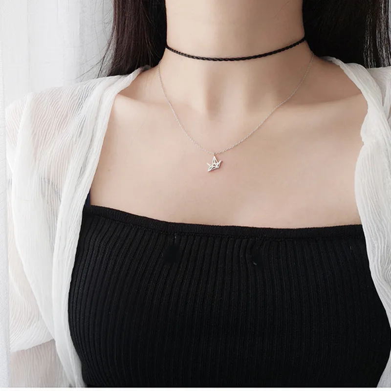 

2019 New Hollow Out The Dove Torques Women Holiday Beach Statement Necklaces Jewelry Wholesale